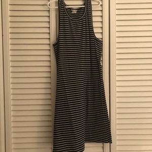 Striped sleeveless dress